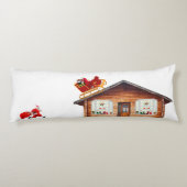 Santa Claus Hustle Body Pillow Lichaamskussen (Achterkant)