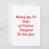 Santa Claus Hustle Kaart (Achterkant)