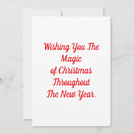 Santa Claus Hustle Kaart (Achterkant)