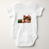 Santa Claus Hustle uit één stuk Romper (Achterkant)