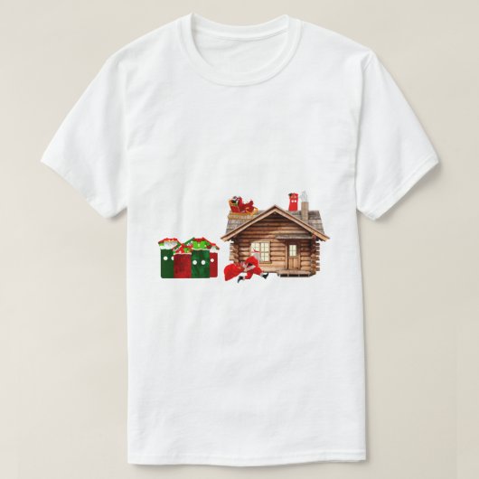 SANTA CLAUS HUSTLE UNISEX T-SHIRT (Design voorkant)