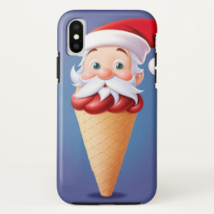 Santa Claus Ice Cream Kegel iPhone / iPad hoesje