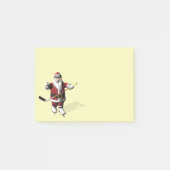 Santa Claus Ice Hockey Player Post-it® Notes (Voorkant)