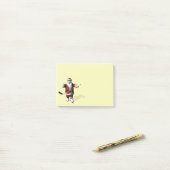 Santa Claus Ice Hockey Player Post-it® Notes (Op bureau)