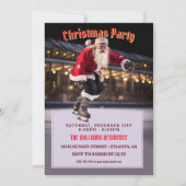 Santa Claus Ice Skating Kaart (Voorkant)