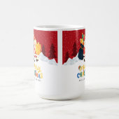 Santa Claus in a Magical Winter Wonderland — Merry Koffiemok (Center)