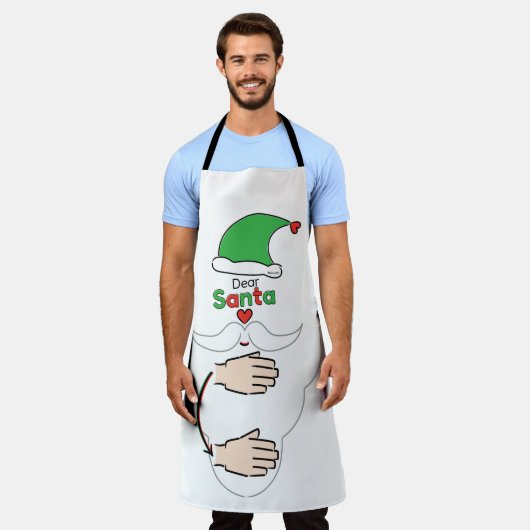 Santa Claus in American Sign Language Schort (Gedragen)