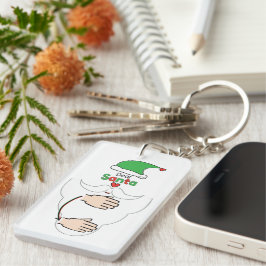 Santa Claus in American Sign Language Sleutelhanger