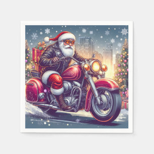 Santa Claus in motormodus Servet