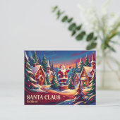 Santa Claus Indiana Briefkaart (Staand voorkant)