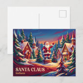 Santa Claus Indiana Briefkaart (Voorkant / Achterkant)