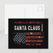 Santa Claus Indiana Briefkaart (Voorkant / Achterkant)