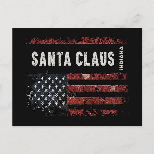 Santa Claus Indiana Briefkaart (Voorkant)
