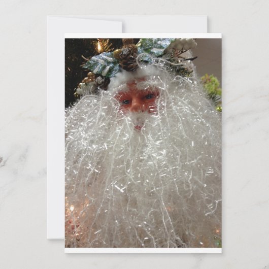  SANTA CLAUS INVITATIE KAART (Voorkant)