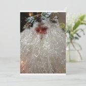  SANTA CLAUS INVITATIE KAART (Staand voorkant)