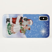 Santa Claus iPhone Case (Achterkant (horizontaal))