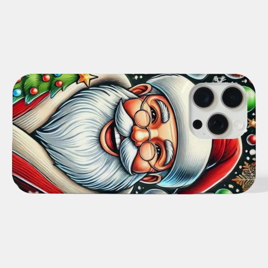 Santa Claus iPhone Hoesje (Achterkant horizontaal)