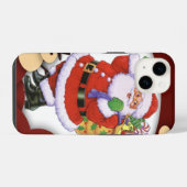 Santa Claus iPhone Hoesje (Achterkant horizontaal)