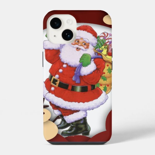 Santa Claus iPhone Hoesje (Achterkant)