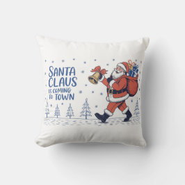 Santa Claus is coming to town Kussen