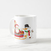 Santa Claus Is Coming To Town Mug Koffiemok (Voorkant links)