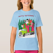 Santa Claus is coming to town T-Shirt (Voorkant)