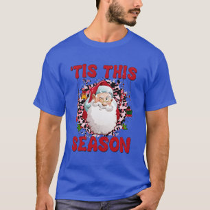 Santa Claus is de seizoengroovy Floral Hippie T-shirt