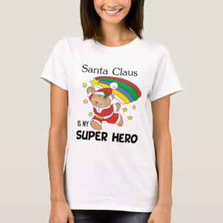 Santa Claus is mijn superheld kerst T-shirt