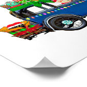 Santa Claus Jalopy Poster (Hoek)