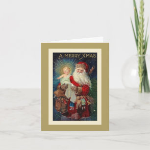 Santa Claus Jesus Christus Speys  Feestdagen Kaart