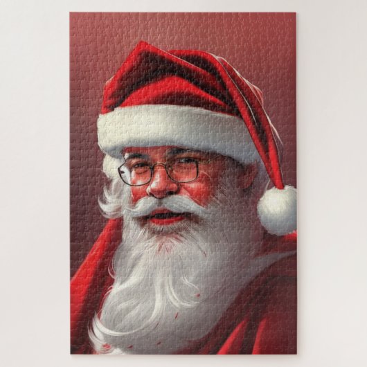 Santa Claus Jigzaag Puzzle Legpuzzel (Verticaal)