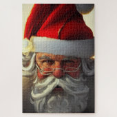 Santa Claus Jigzaag Puzzle Legpuzzel (Verticaal)