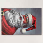 Santa Claus Jigzaag Puzzle Legpuzzel (Horizontaal)