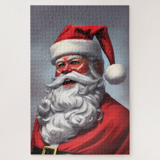 Santa Claus Jigzaag Puzzle Legpuzzel (Verticaal)