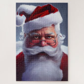Santa Claus Jigzaag Puzzle Legpuzzel (Verticaal)