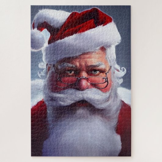 Santa Claus Jigzaag Puzzle Legpuzzel (Verticaal)