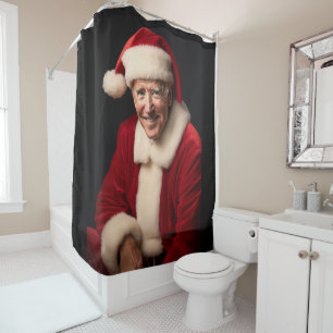 Santa Claus Joe Biden Douchegordijn