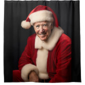 Santa Claus Joe Biden Douchegordijn (Voorkant)