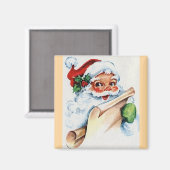 SANTA CLAUS JOLLY MAGNEET (Voorkant / Achterkant)