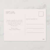 Santa Claus Jolly Retro Vakantie Briefkaart (Achterkant)