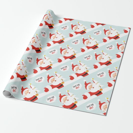 Santa Claus - just say go Cadeaupapier (Uitgerold)