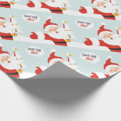 Santa Claus - just say go Cadeaupapier (Hoek)