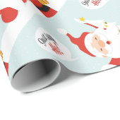 Santa Claus - just say go Cadeaupapier (Rol Hoek)