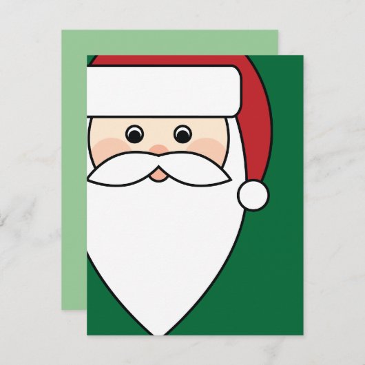 Santa Claus Kaart (Voorkant / Achterkant)