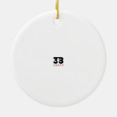 Santa Claus Keramisch Ornament (Achterkant)