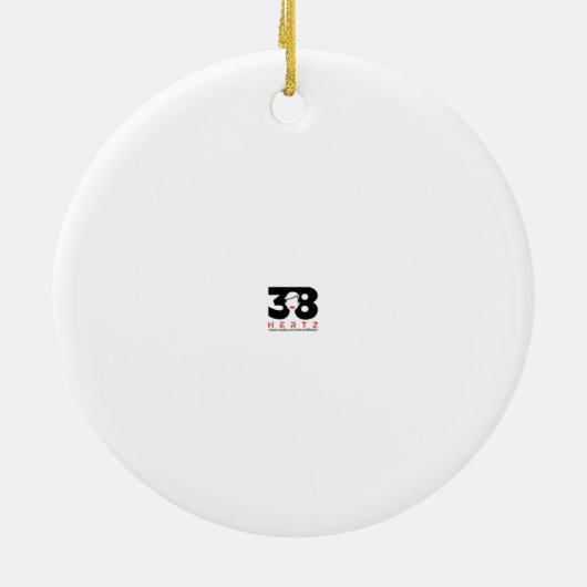 Santa Claus Keramisch Ornament (Achterkant)