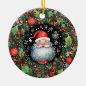 Santa Claus Keramisch Ornament (Voorkant)