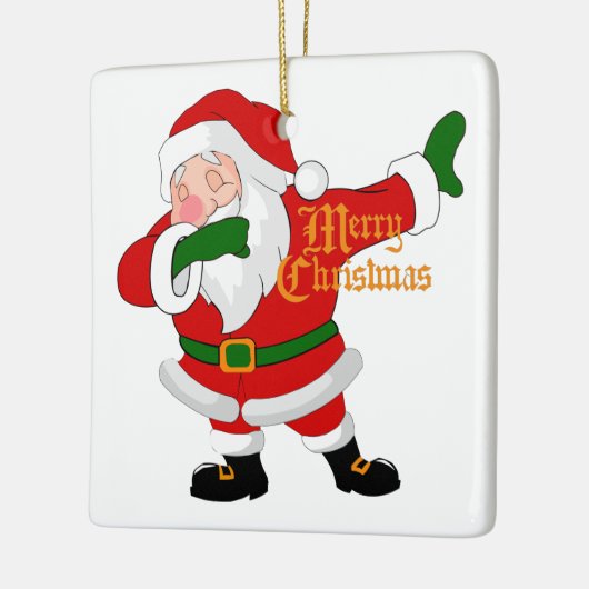 santa claus keramisch ornament (Links)