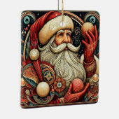 Santa Claus Keramisch Ornament (Rechts)