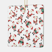 Santa Claus Keramisch Ornament (Links)